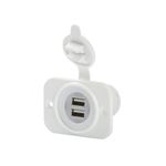 Marinco® Sealink Dual USB Type A Charger with LED