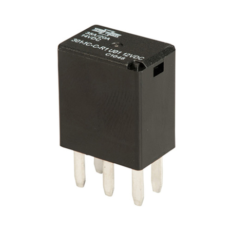 ISO 280 Micro Relay with Resistor - 12V DC, 20/35 Amp