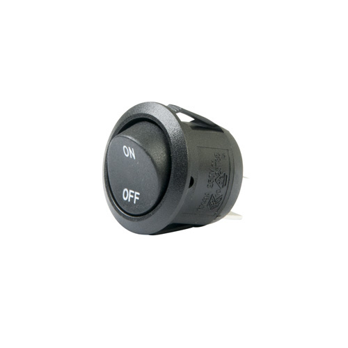 Round Rocker Switches with Legends - SPST